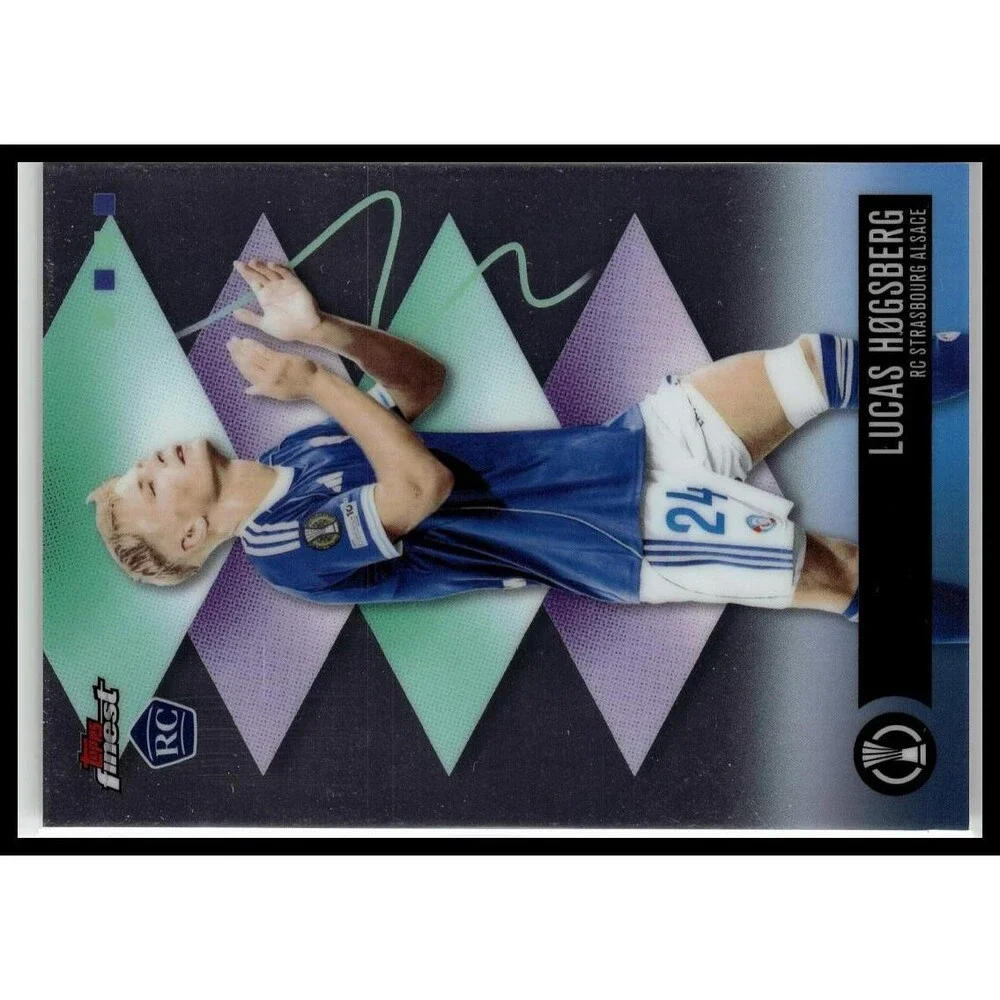 2026 Topps Finest Lucas Høgsberg #579 RC Strasbourg Rare